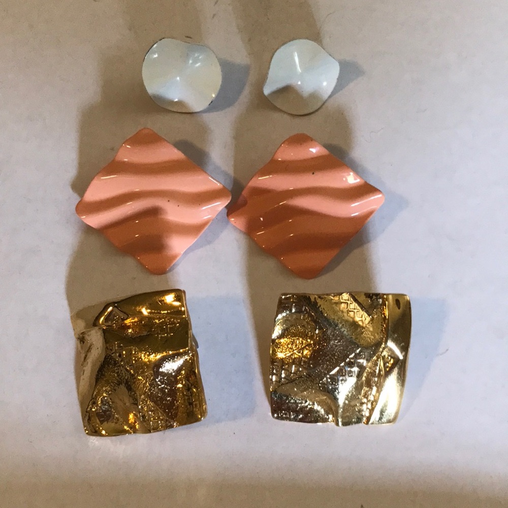 Set of 3 vintage earrings